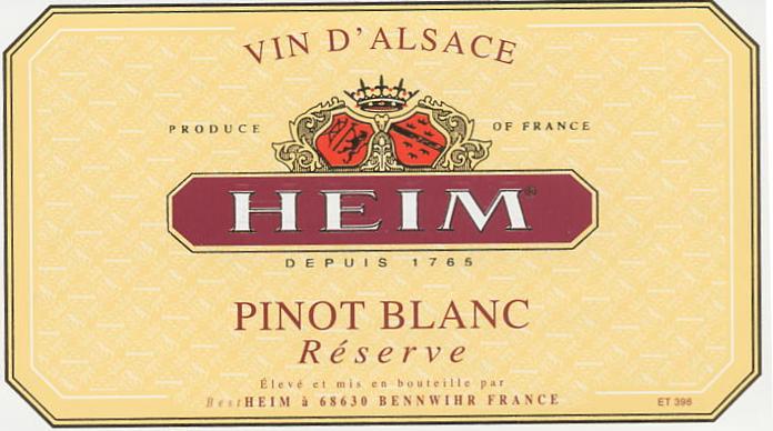 Pinot Blanc Réserve BestHeim 2005 37,5Cl